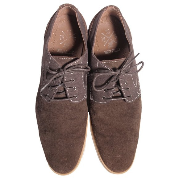 Stacy Adams Brown Suede Lace Up Men's Shoes, Size 9M - Picture 5 of 7